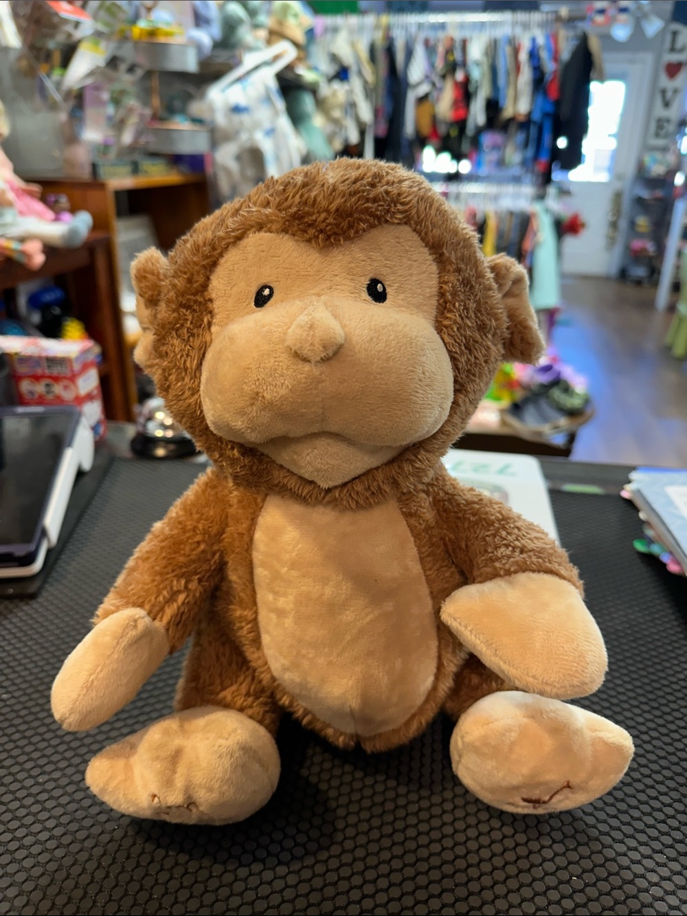 Plush Brown Monkey Stuffed Animal - Kids Toys